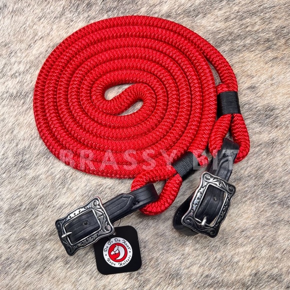 BR Rênes Linge 19mm Boucles Rondes Tabac/cuivre